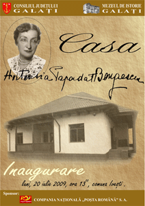 Afi�ul inaugur�rii Casei Hortensia Papadat Bengescu