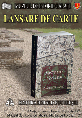 Afisul lansarii cartii Misteriile lui  