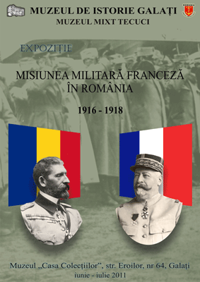 Afisul expozitiei Corespondenta la Dunarea de jos. 