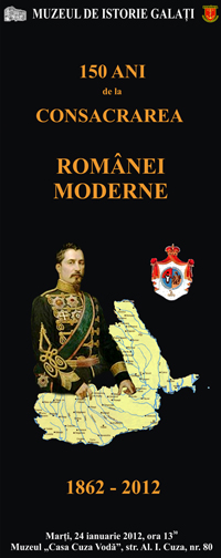 Afisul expozitiei Marturii arheologice recent descoperite pe teritoriul judetului Galati 